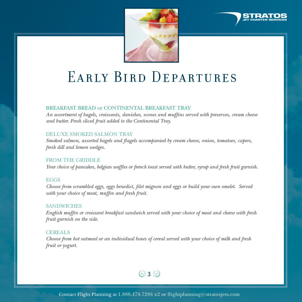 stratos jets catering menu page 3