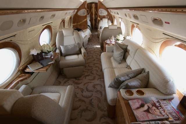 Inside of a Private Luxury Jet | Stratos Jet Charters, Inc. 