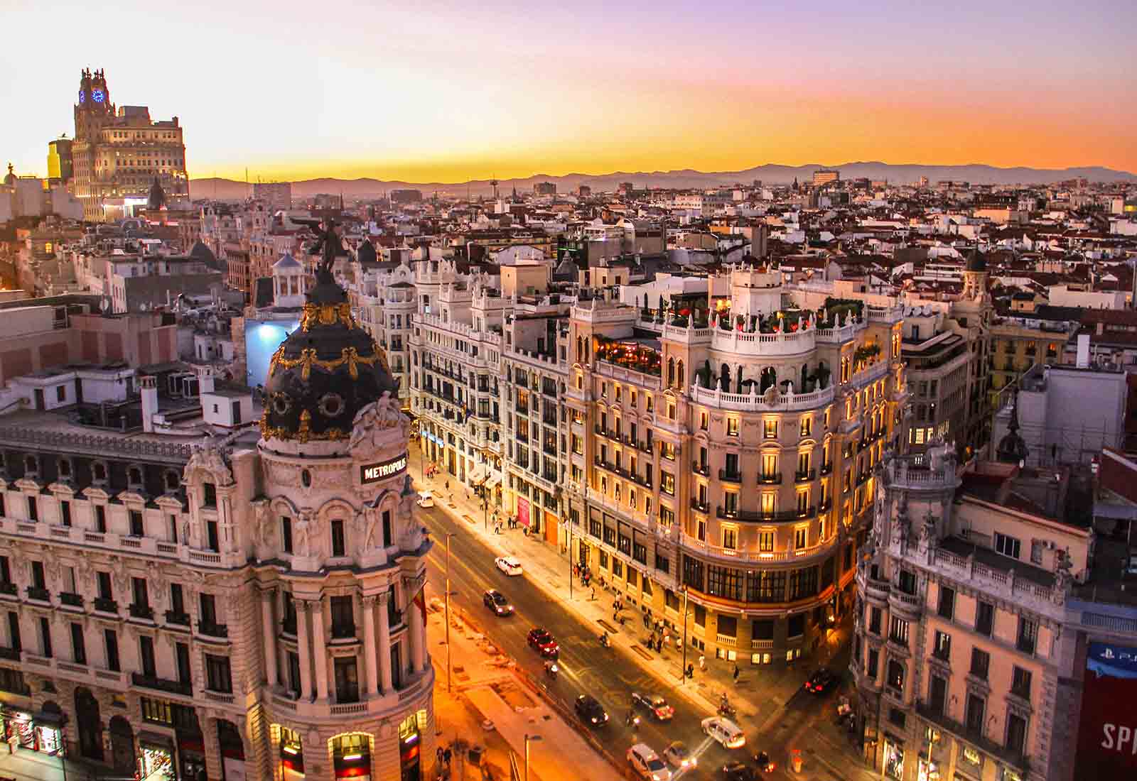 Private jet charter flights to Madrid Stratos Jets