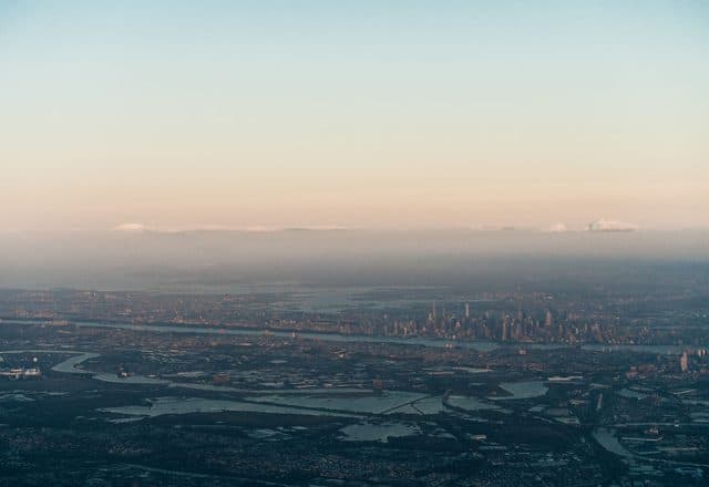 A view of New York and New Jersey