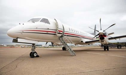 A private jet in Dallas Texas